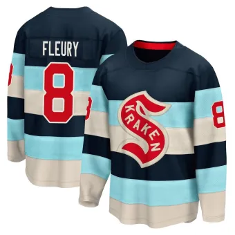 Men's Cale Fleury Seattle Kraken Deep Sea 2024 Winter Classic Jersey - Blue Breakaway