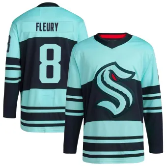 Men's Cale Fleury Seattle Kraken Reverse Retro 2.0 Jersey - Teal Authentic