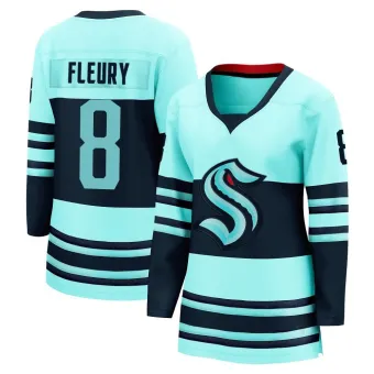 Women's Cale Fleury Seattle Kraken Special Edition 2.0 Jersey - Teal Breakaway